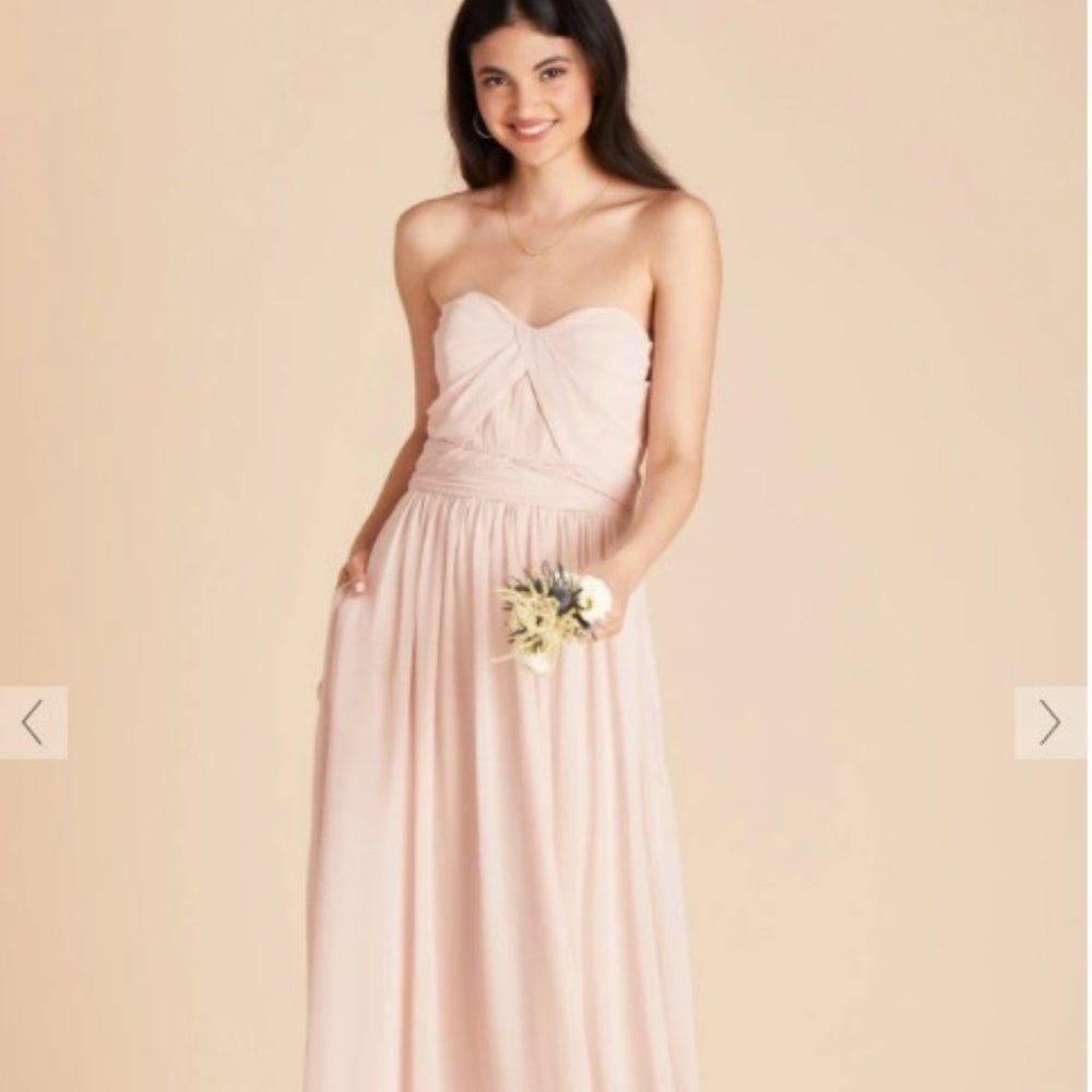 GRACE CONVERTIBLE DRESS - PALE BLUSH NWT XS
